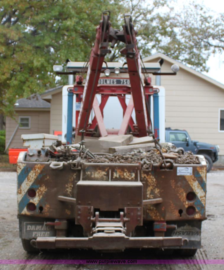 image for item H2027 1982 Kenworth W900 semi wrecker truck