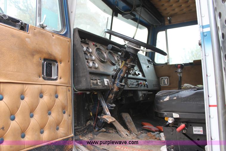 image for item H2027 1982 Kenworth W900 semi wrecker truck