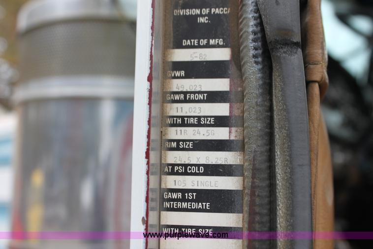 image for item H2027 1982 Kenworth W900 semi wrecker truck