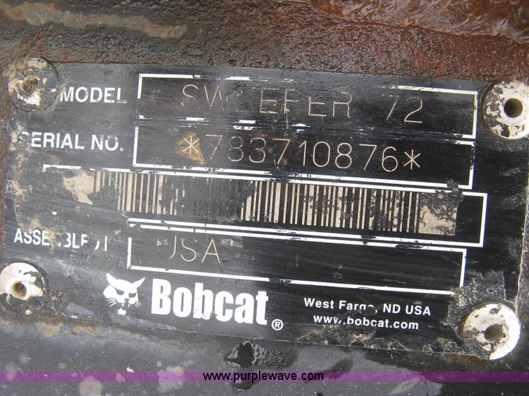 image for item H9360 Bobcat 72" power broom