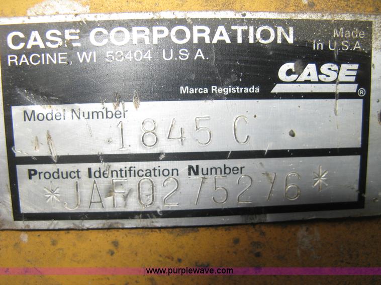 image for item H9363 1999 Case 1845C skid steer