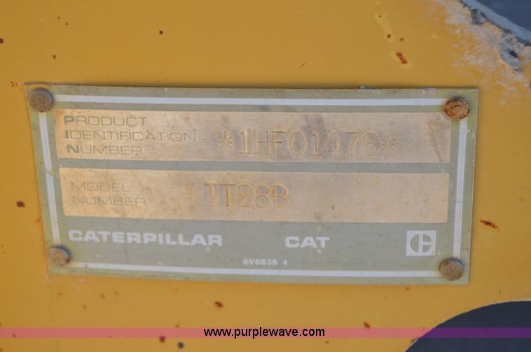 image for item I2924 1989 Caterpillar IT28B wheel loader