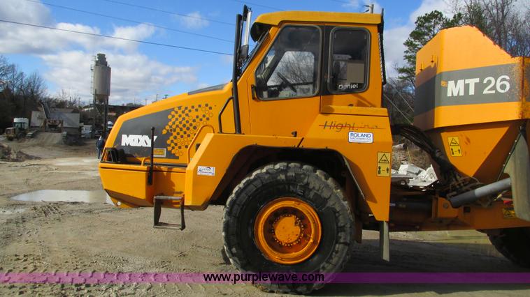 image for item I3159 2005 Moxy MT26 articulated haul truck