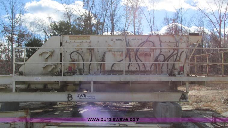 image for item I3162 Terex Cedar Rapids TSH5163-26 triple deck vibrating flat screen