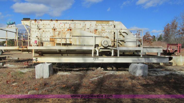 image for item I3162 Terex Cedar Rapids TSH5163-26 triple deck vibrating flat screen