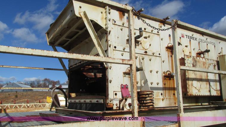 image for item I3162 Terex Cedar Rapids TSH5163-26 triple deck vibrating flat screen