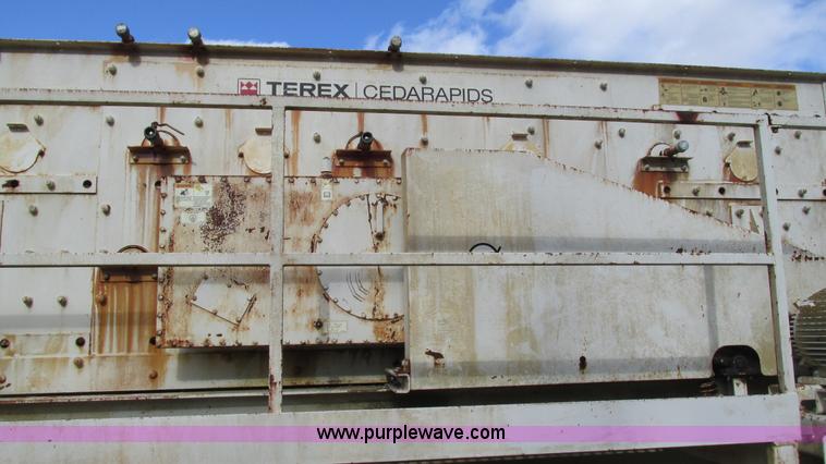 image for item I3162 Terex Cedar Rapids TSH5163-26 triple deck vibrating flat screen