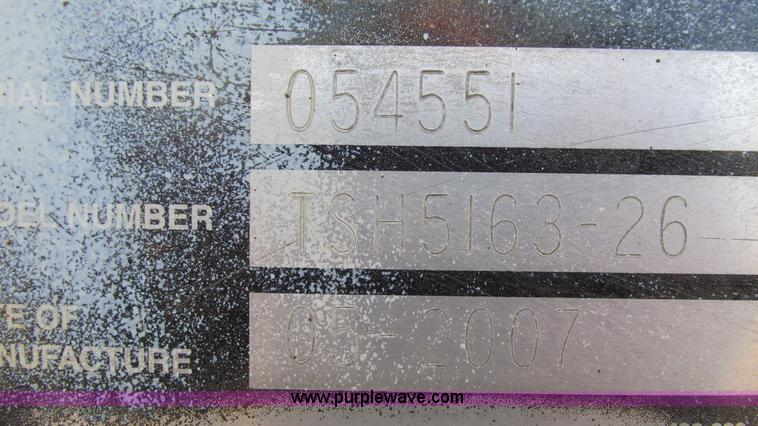 image for item I3162 Terex Cedar Rapids TSH5163-26 triple deck vibrating flat screen