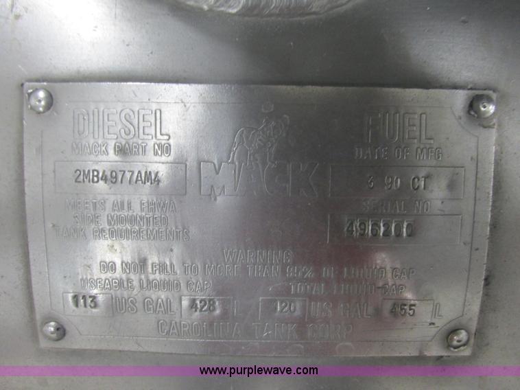 image for item I3818 1990 Mack CH613 dump truck