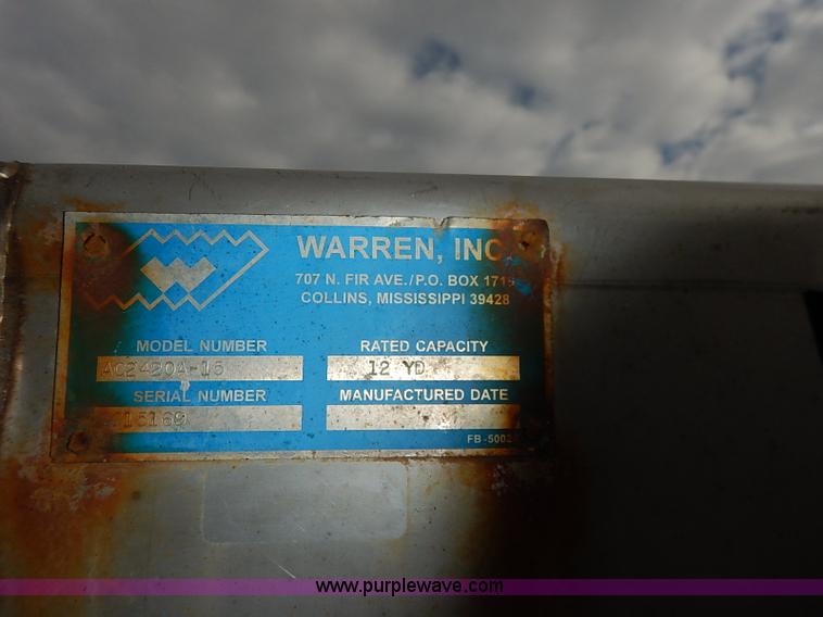 image for item I5240 Warren AC2420A-15 stainless steel spreader