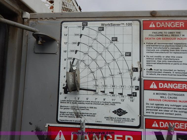 image for item I5270 1997 International 4700 service truck