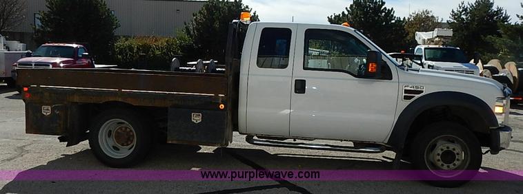 image for item I5314 2008 Ford F450 Super Duty XLT flatbed truck