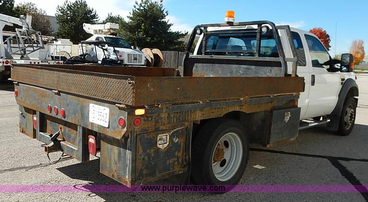 image for item I5314 2008 Ford F450 Super Duty XLT flatbed truck