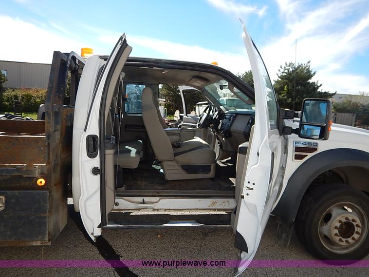 image for item I5314 2008 Ford F450 Super Duty XLT flatbed truck