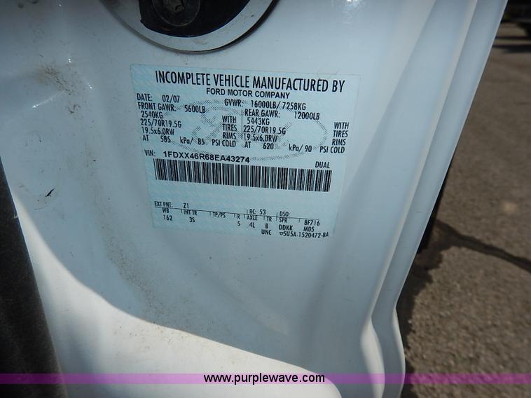 image for item I5314 2008 Ford F450 Super Duty XLT flatbed truck