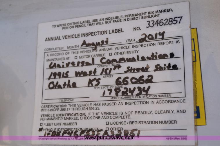 image for item I8667 2003 Ford F450 XLT Super Duty flatbed truck