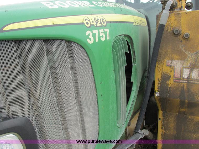 image for item I8840 2004 John Deere 6420 tractor