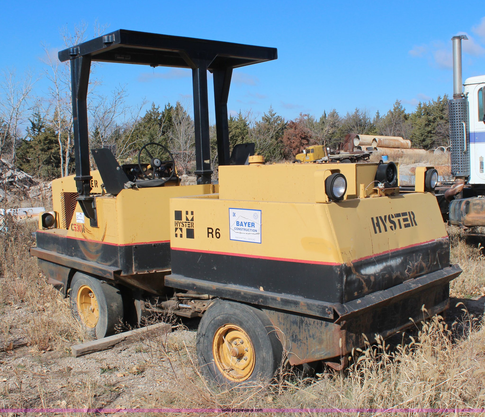 1974 Hyster C530A pneumatic roller in Manhattan, KS | Item I5932 sold ...