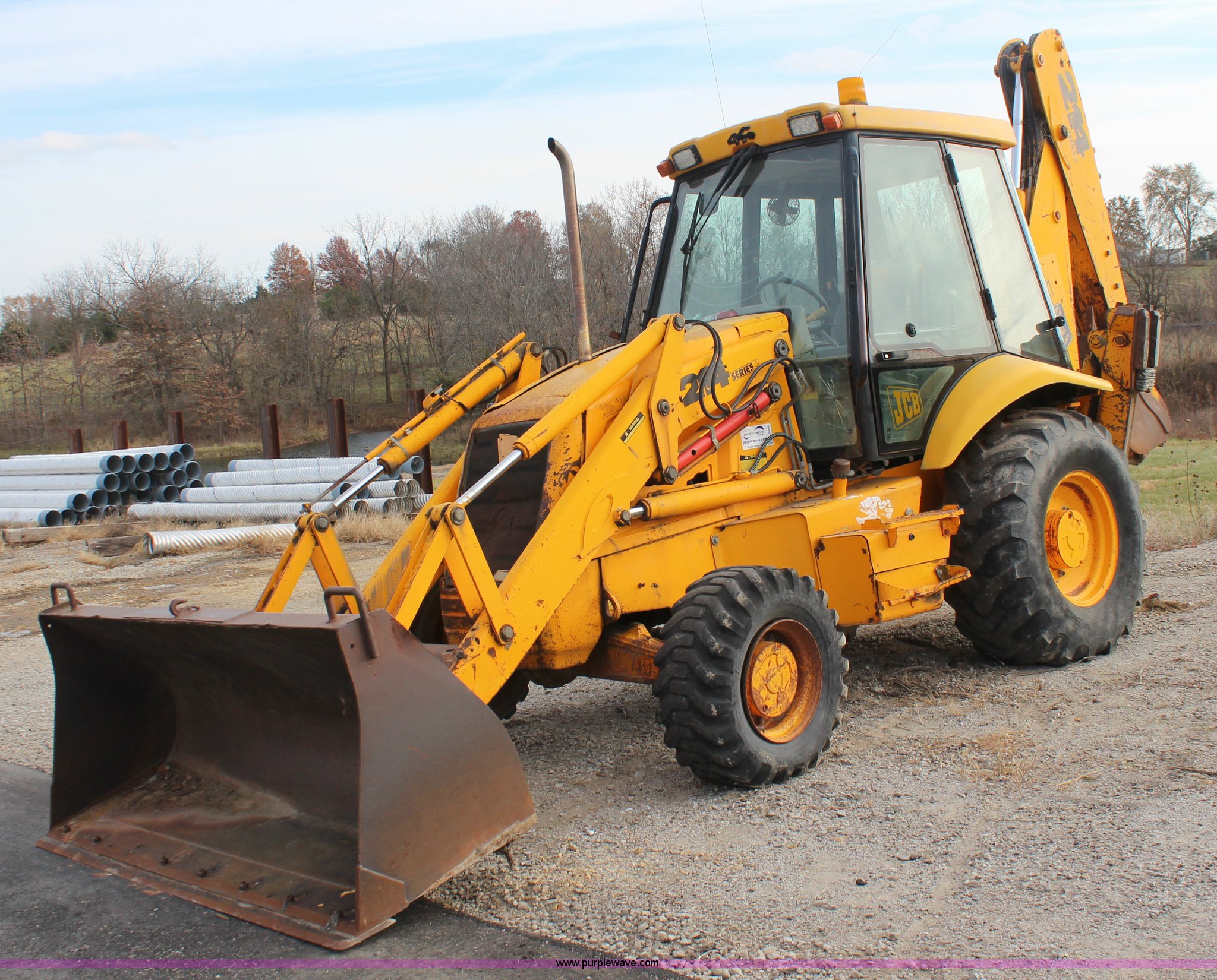 1997 JCB 214 Series 3 backhoe in Leavenworth, KS Item I5990 sold