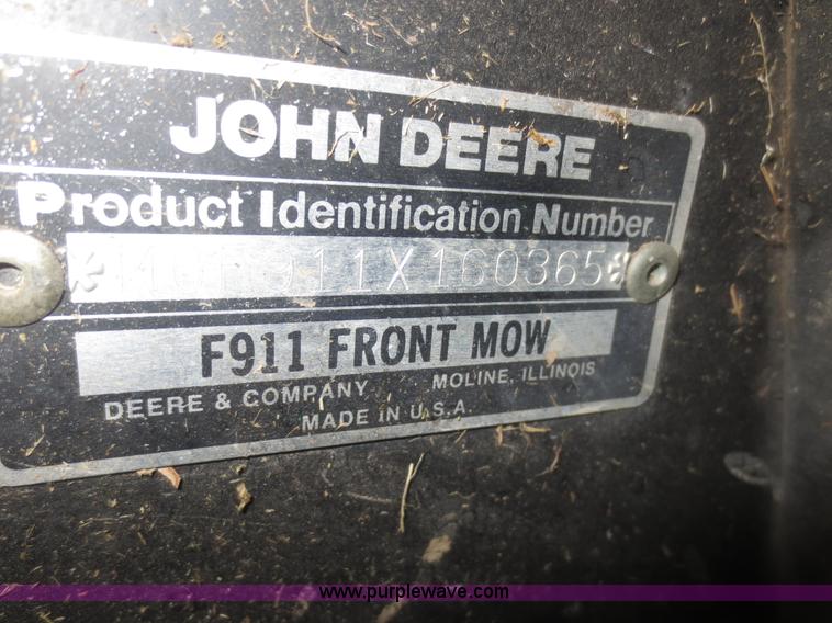 image for item AZ9137 John Deere F911 lawn mower