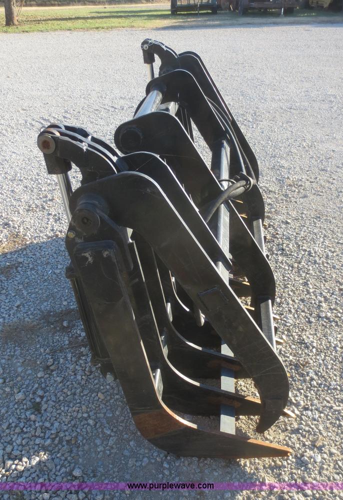 image for item AZ9138 Root rake grapple skid steer attachment
