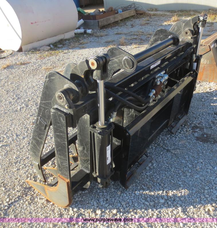 image for item AZ9138 Root rake grapple skid steer attachment