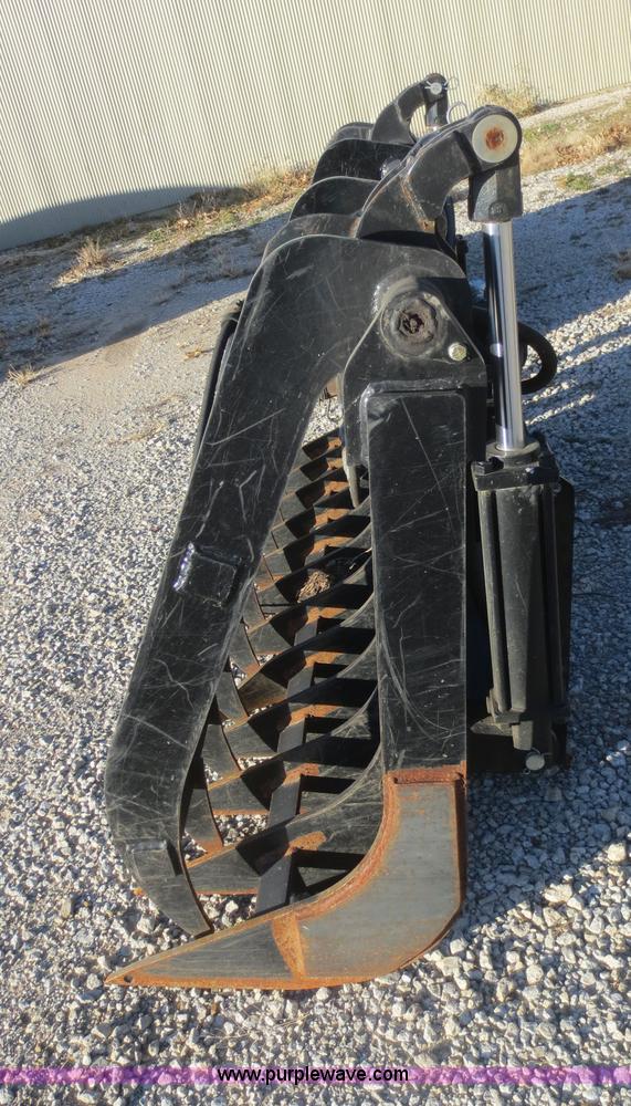 image for item AZ9138 Root rake grapple skid steer attachment