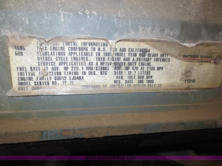 image for item BA9451 1995 Detroit Diesel Series 60 12.7L L6 diesel engine