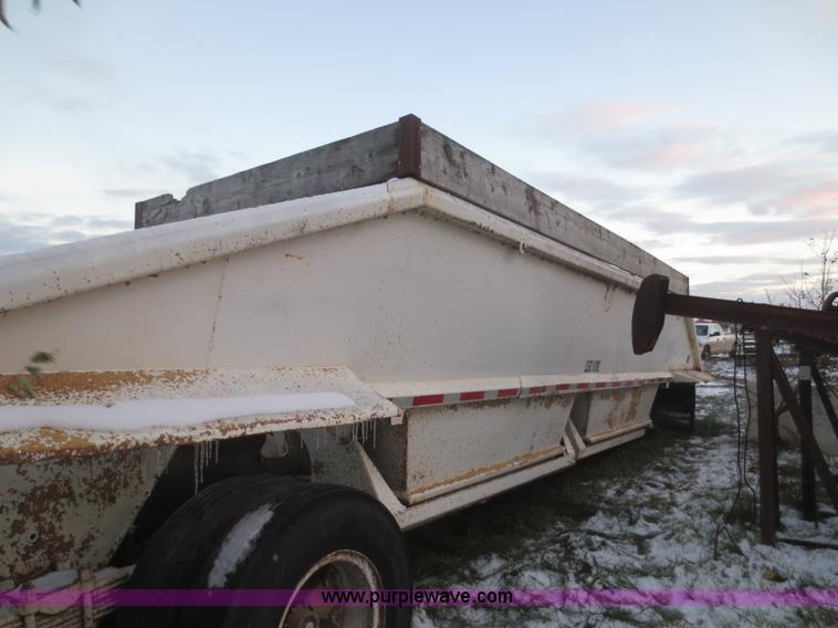 image for item BA9457 1967 Load King 202T-1 belly dump trailer