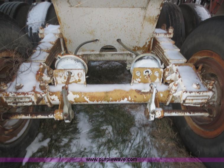 image for item BA9457 1967 Load King 202T-1 belly dump trailer