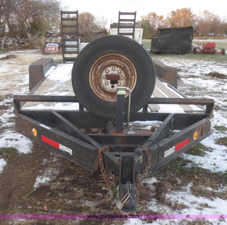 image for item BA9466 2003 shop built 18' car trailer