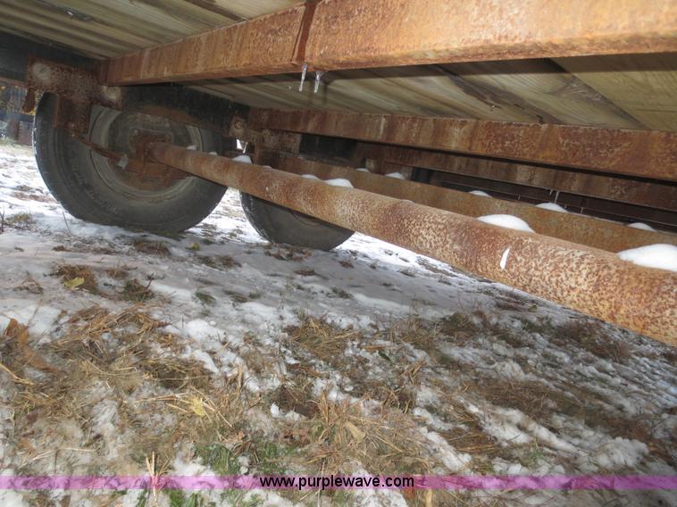 image for item BA9466 2003 shop built 18' car trailer