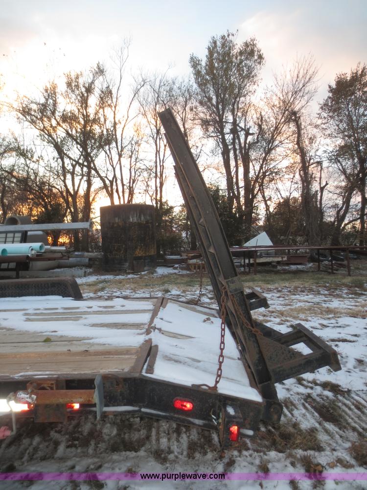 image for item BA9466 2003 shop built 18' car trailer