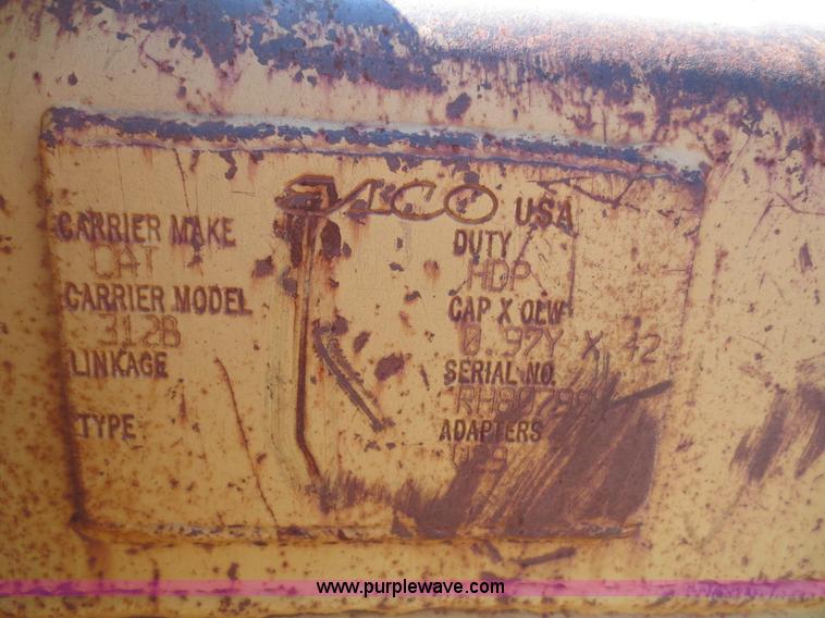 image for item BA9482 Eaco excavator bucket