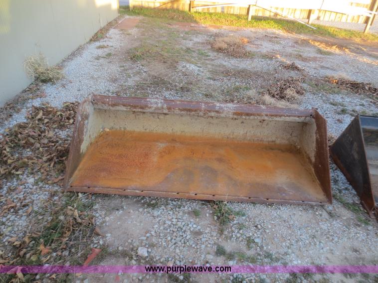 image for item BA9491 72"W skid steer bucket