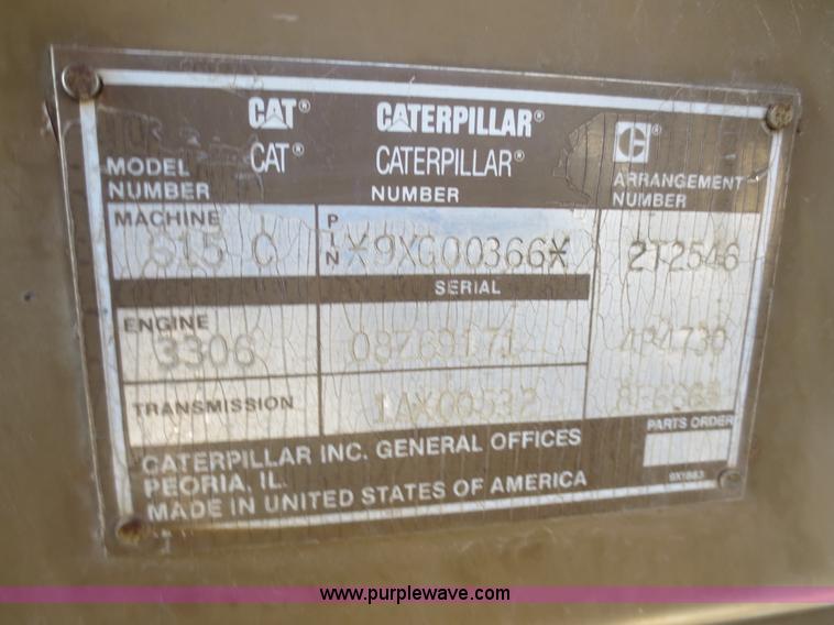 image for item D2207 1994 Caterpillar 615C Series II elevating scraper