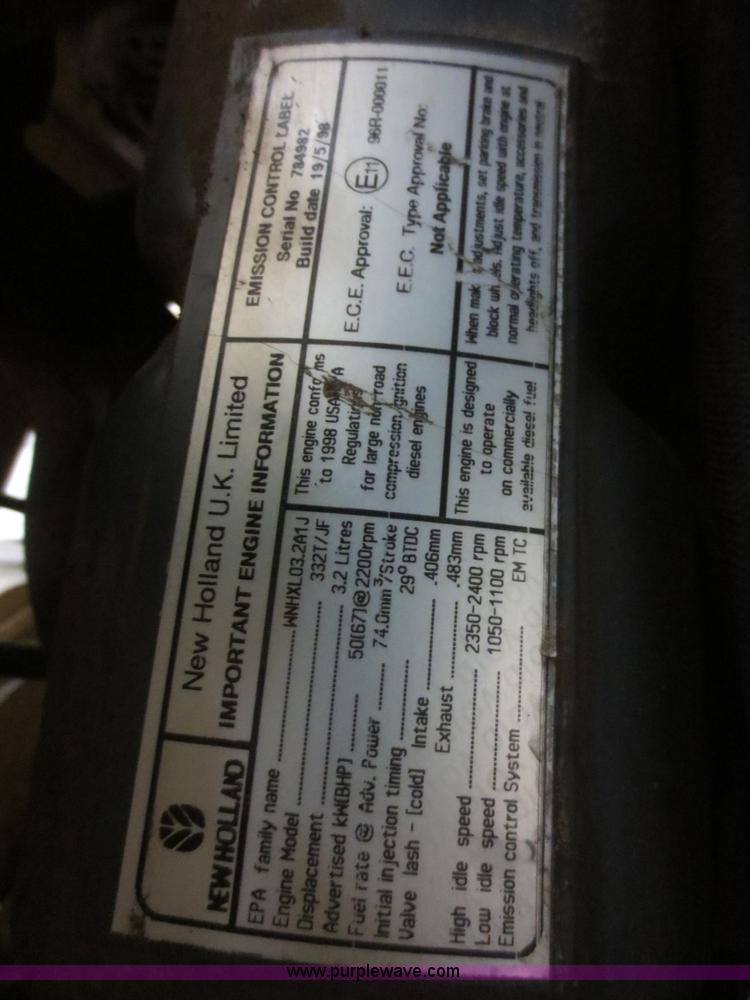 image for item D2212 1998 New Holland LX885 skid steer