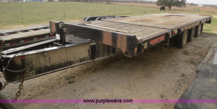 image for item D2213 2005 Towmaster T50T tilt bed equipment trailer