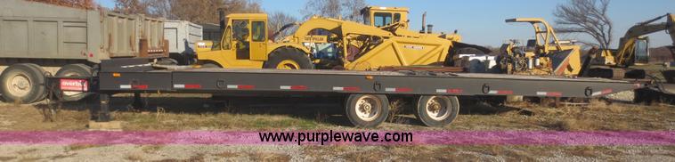 image for item I2160 1998 Overbilt tilt deck equipment trailer