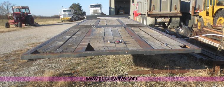 image for item I2160 1998 Overbilt tilt deck equipment trailer