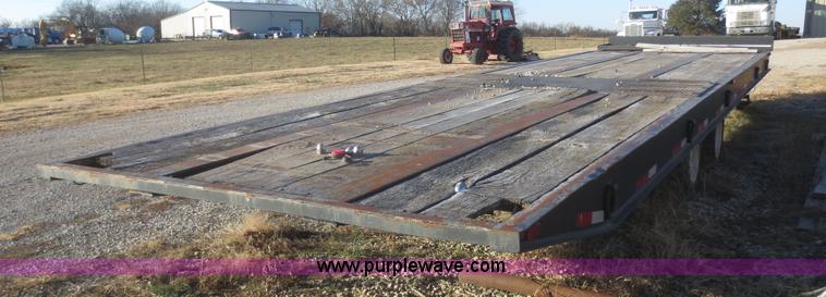 image for item I2160 1998 Overbilt tilt deck equipment trailer
