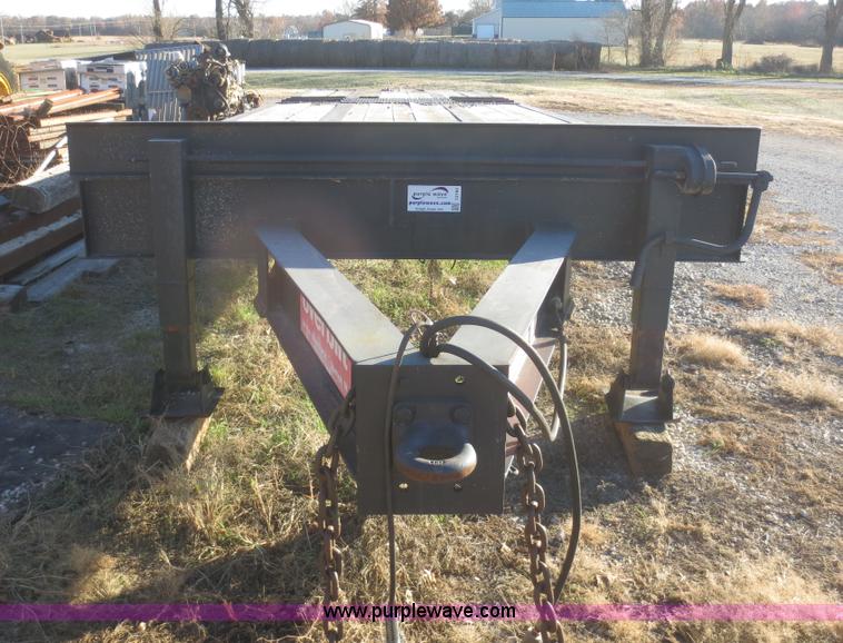 image for item I2160 1998 Overbilt tilt deck equipment trailer