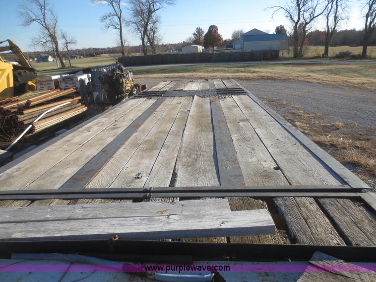 image for item I2160 1998 Overbilt tilt deck equipment trailer