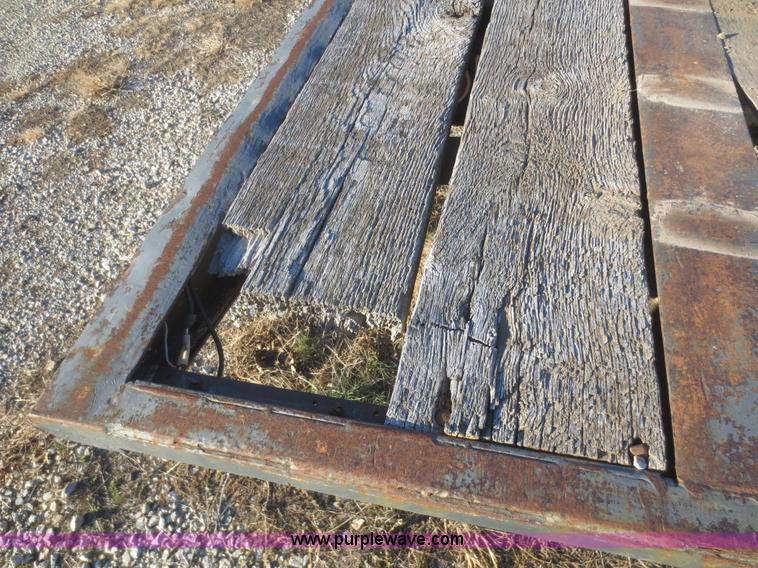 image for item I2160 1998 Overbilt tilt deck equipment trailer