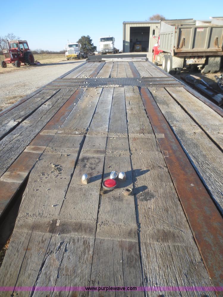 image for item I2160 1998 Overbilt tilt deck equipment trailer