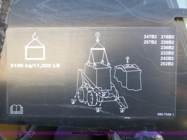 image for item I2162 2010 Caterpillar 257B Series 2 tracked skid steer