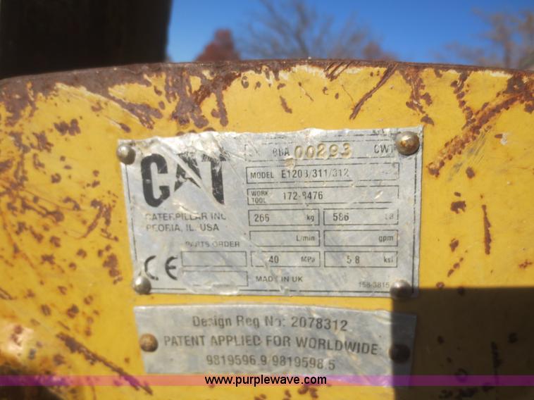 image for item I2170 1994 Caterpillar 312 excavator