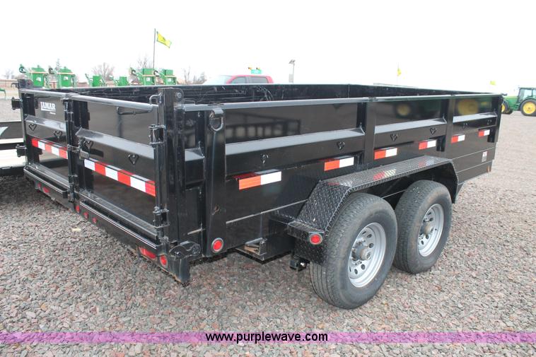 image for item AO9641 2013 Lamar dump trailer