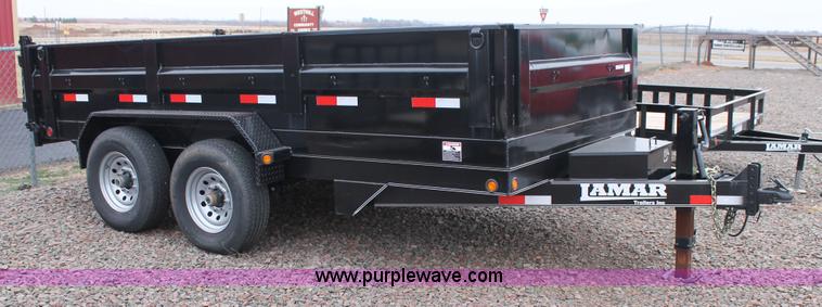 image for item AO9641 2013 Lamar dump trailer