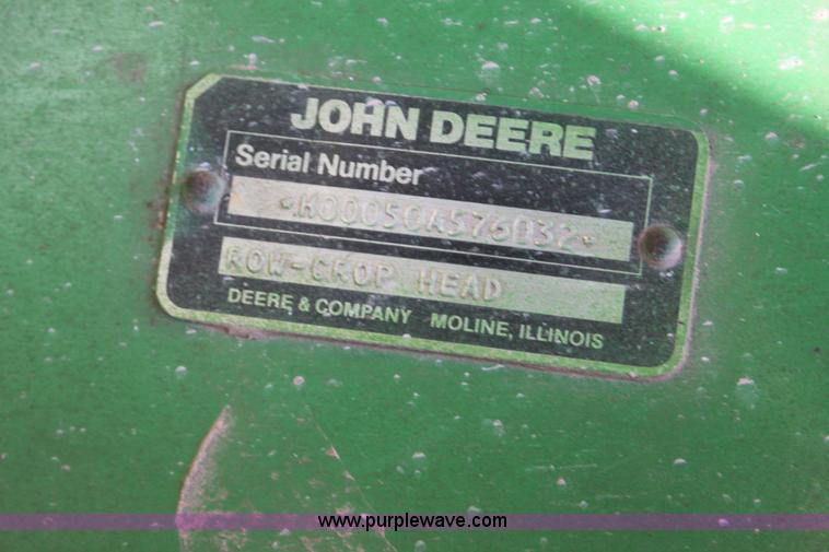 image for item D1299 John Deere 653A all crop head